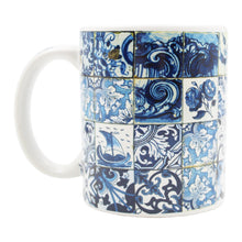 Load image into Gallery viewer, Portuguese Ceramic Tile Azulejo Coffee Mug Souvenir - Various Designs
