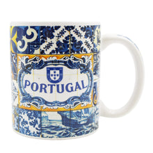 Load image into Gallery viewer, Portuguese Ceramic Tile Azulejo Coffee Mug Souvenir - Various Designs
