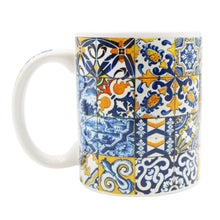 Load image into Gallery viewer, Portuguese Ceramic Tile Azulejo Coffee Mug Souvenir - Various Designs
