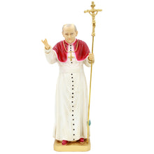 Load image into Gallery viewer, 11&quot; Hand-painted Pope Saint John Paul II Statue Religious Figurine
