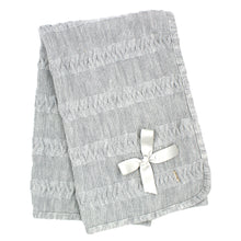 Load image into Gallery viewer, Maiorista Made in Portugal Knitted Baby Blanket with Bow
