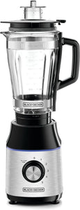 Black+Decker 700W High Speed Premium Blender with Glass Jar, 220 Volts, Not for USA