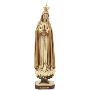 15" Pilgrim Our Lady Of Fatima Statue Made in Portugal #660D