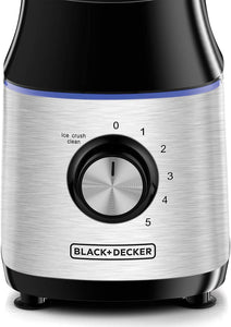 Black+Decker 700W High Speed Premium Blender with Glass Jar, 220 Volts, Not for USA