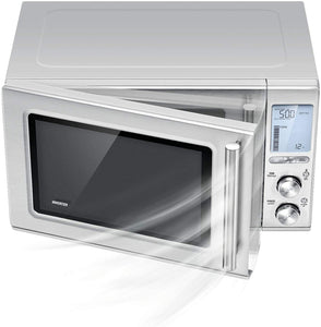 Breville BMO850BSS1BUC1 the Smooth Wave Countertop Microwave Oven, Brushed Stainless Steel