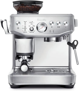 Breville BES876BSS Barista Express Impress Espresso Machine, Brushed Stainless Steel