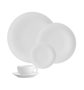 Vista Alegre Broadway White 5 Piece Dinnerware Set