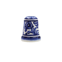 Load image into Gallery viewer, Coimbra Ceramics Hand-painted Decorative Thimble XVII Cent Recreation - Various Designs
