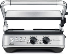 Load image into Gallery viewer, Breville BGR700BSS Sear and Press Countertop Grill, Brushed Stainless Steel
