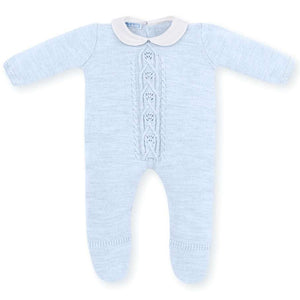 Mac Ilusión Made in Spain Blue Baby Long Sleeve Babygrow