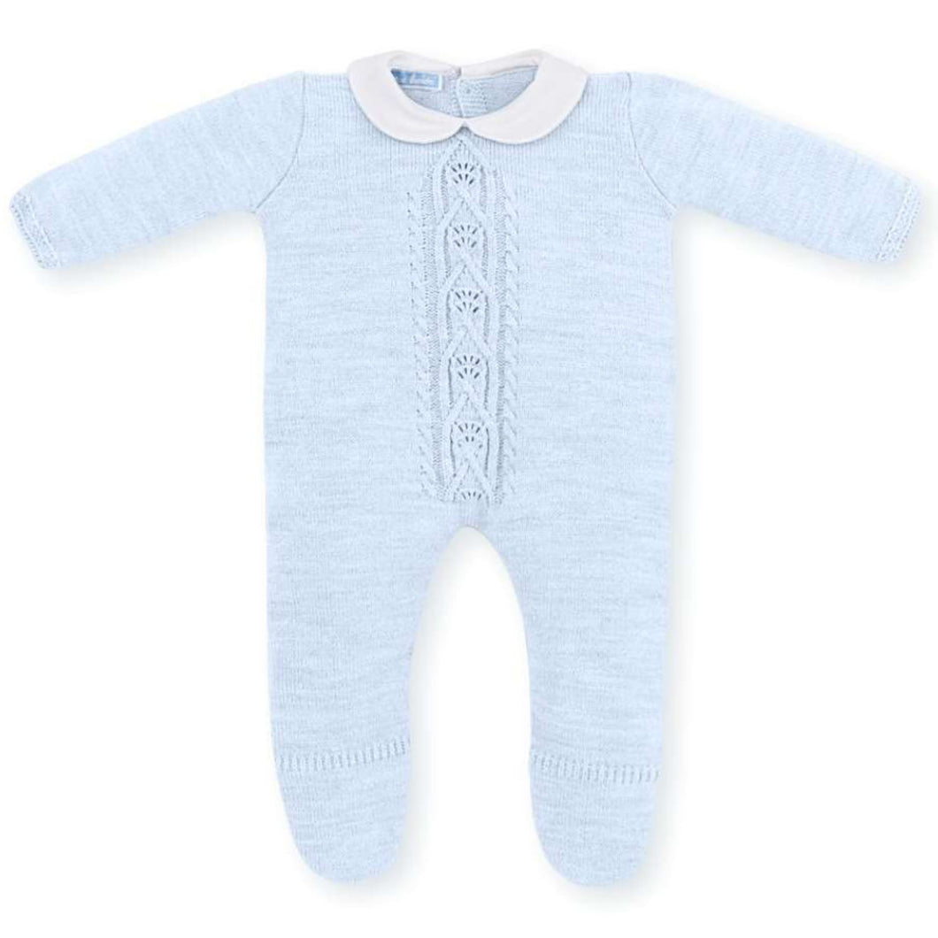 Mac Ilusión Made in Spain Blue Baby Long Sleeve Babygrow