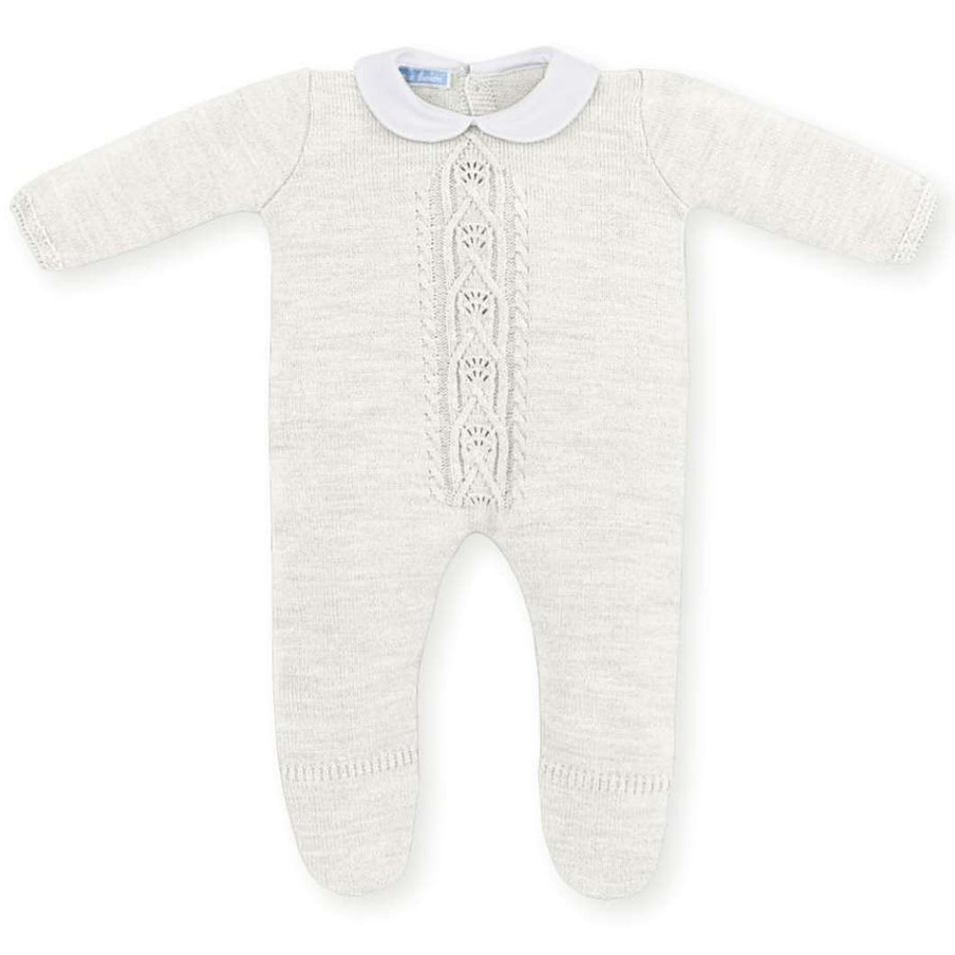 Mac Ilusión Made in Spain Cream Baby Long Sleeve Babygrow