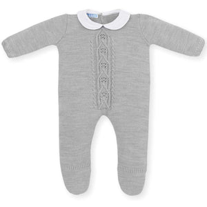 Mac Ilusión Made in Spain Gray Baby Long Sleeve Babygrow