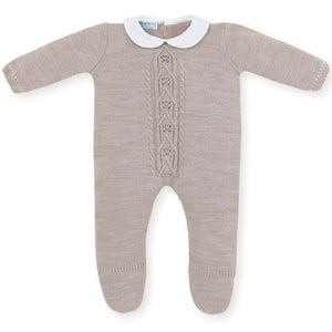 Mac Ilusión Made in Spain Nude Baby Long Sleeve Babygrow