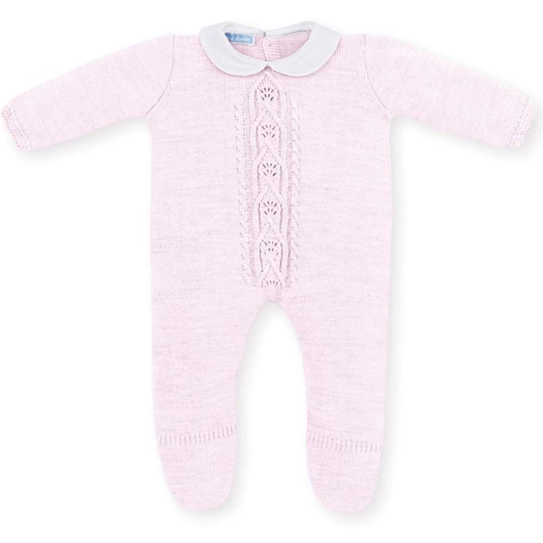 Mac Ilusión Made in Spain Pink Baby Long Sleeve Babygrow