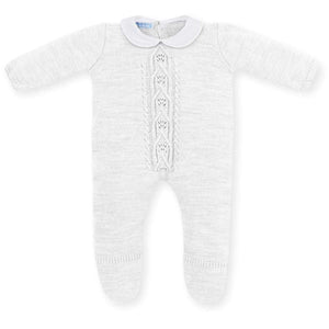 Mac Ilusión Made in Spain White Baby Long Sleeve Babygrow