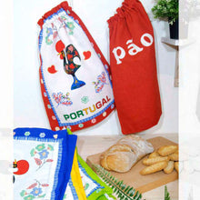 Load image into Gallery viewer, 100% Cotton Bread Bag Made in Portugal - Various Colors
