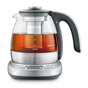 Breville BTM500CLR Smart Tea Infuser Compact Tea Maker, Brushed Stainless Steel