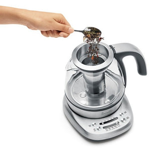 Breville BTM500CLR Smart Tea Infuser Compact Tea Maker, Brushed Stainless Steel