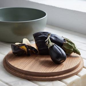 Casafina Pacifica 10" Artichoke Serving Bowl with Oak Wood Lid