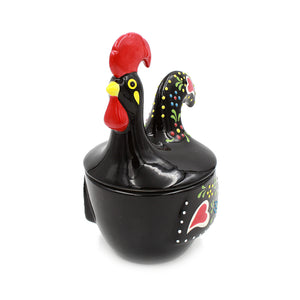 Traditional Portuguese Rooster Ceramic Jar