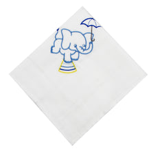 Load image into Gallery viewer, Portuguese Embroidered 2-Piece Cotton Baby Burp Cloth Set
