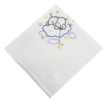 Load image into Gallery viewer, Portuguese Embroidered 2-Piece Cotton Baby Burp Cloth Set
