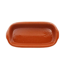 Load image into Gallery viewer, João Vale Hand-Painted Traditional Clay Terracotta Cooking Rectangular Roaster
