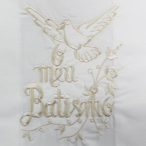 Maiorista Made in Portugal Beige Dove Baptismal Towel