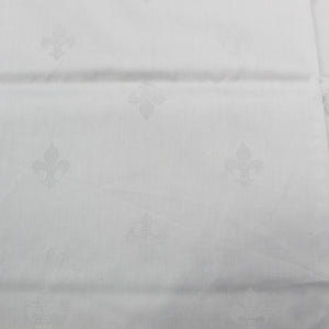 100% Cotton Traditional White  Flor de Liz Made in Portugal Tablecloth