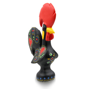 Hand Painted Pottery Portuguese Good Luck Rooster Galo de Barcelos