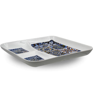 Portugal Tile Azulejo Themed Decorative Appetizer Tapas Dish