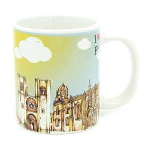 Portuguese Landmarks Ceramic Coffee Mug Souvenir From Portugal