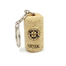 Load image into Gallery viewer, Handmade 100% Natural Portuguese Cork Keychain - Set of 3
