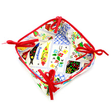 Load image into Gallery viewer, 100% Cotton Bread Basket Made in Portugal - Various Colors
