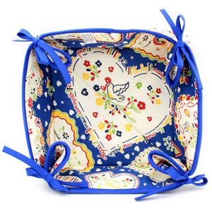 100% Cotton Bread Basket Made in Portugal - Various Colors