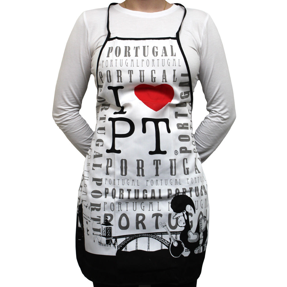 I Love PT Kitchen Made in Portugal Apron