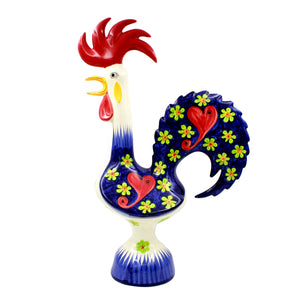 Hand-painted Decorative Traditional Ceramic Portuguese Good Luck Rooster