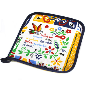 100% Cotton Pinga Amor Pot Holder Set