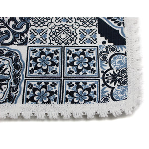 Blue Tile Azulejo Cotton Placemats - Set of 4