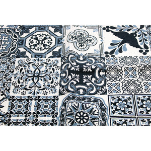 Blue Tile Azulejo Cotton Placemats - Set of 4