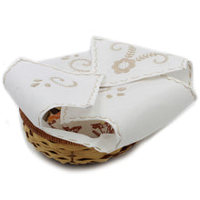 Load image into Gallery viewer, 100% Cotton Viana&#39;s Hand Embroidered Bread Cover Basket  - Various Colors
