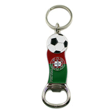 Load image into Gallery viewer, Portugal Soccer Ball Bottle Opener Keychain #212
