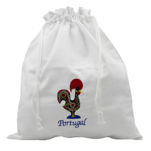 Load image into Gallery viewer, 100% Cotton Rooster Bread Bag Made in Portugal
