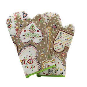 100% Cotton Namorados Oven Mitt Set