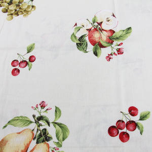 60% Cotton 40% Polyester Casas do Senhor Uvas Cream Made in Portugal Tablecloth