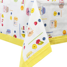 Load image into Gallery viewer, 60% Cotton 40% Polyester Casas do Senhor Confitura Yellow Made in Portugal Tablecloth
