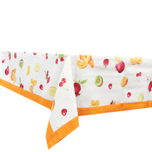 Load image into Gallery viewer, 60% Cotton 40% Polyester Casas do Senhor Vitamina Orange Made in Portugal Tablecloth
