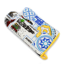 Load image into Gallery viewer, 100% Cotton Porto City Themed Oven Mitts Set of 2 - Various Colors
