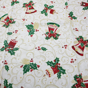 100% Cotton Christmas Made in Portugal Tablecloth